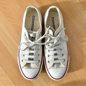 White Classic All Star Low Top Converse Sneakers 6.5 37